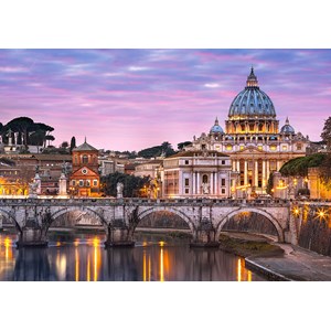 Castorland (B-52493) - "View of the Vatican" - 500 pieces puzzle