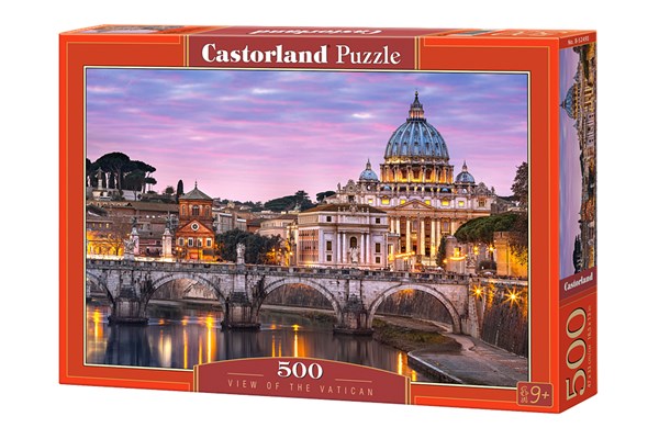Castorland (B-52493) - "View of the Vatican" - 500 pieces puzzle