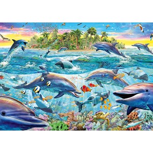 Schmidt Spiele (58227) - "Dolphin Reef" - 500 pieces puzzle