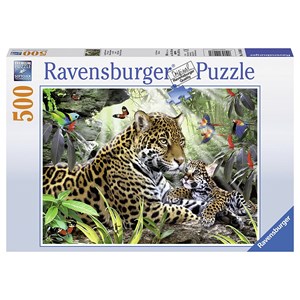 Ravensburger (14486) - "Little Jaguar" - 500 pieces puzzle
