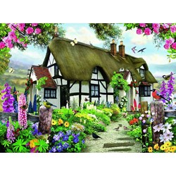Ravensburger (14709) - "Fairy Cottage" - 500 pieces puzzle