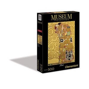 Clementoni (30316) - Gustav Klimt: "The Embrace" - 500 pieces puzzle