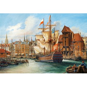 Castorland (C-102914) - "Old Gdansk" - 1000 pieces puzzle