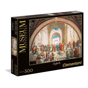 Clementoni (35043) - Raphael: "Scuola di Atene" - 500 pieces puzzle