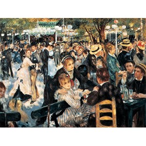 Clementoni (31412) - Pierre-Auguste Renoir: "Bal du Moulin de la Galette" - 1000 pieces puzzle