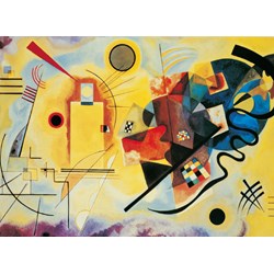 Clementoni (39195) - Vassily Kandinsky: "Yellow-Red-Blue" - 1000 pieces puzzle