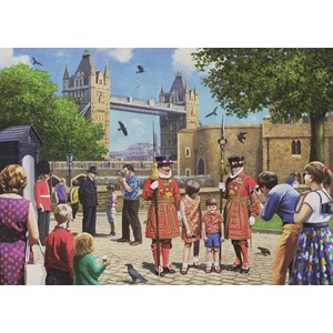 Falcon (11177) - Kevin Walsh: "Beefeaters At The Tower" - 1000 pieces puzzle