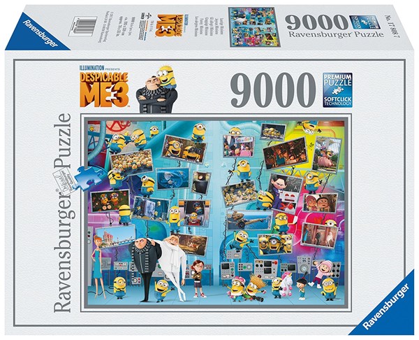 Lief vrachtauto speler Ravensburger (17808) - "Funny Minions" - 9000 pieces puzzle