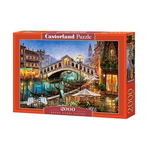 Castorland (C-200689) - "Grand Canal Bistro" - 2000 pieces puzzle