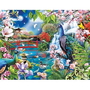 SunsOut (34998) - "Peacock Garden" - 1000 pieces puzzle