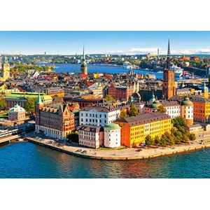 Castorland (B-52790) - "The Old Town of Stockholm, Sweden" - 500 pieces puzzle