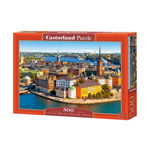 Castorland (B-52790) - "The Old Town of Stockholm, Sweden" - 500 pieces puzzle
