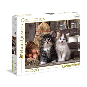Clementoni (39340) - "Cute Kitties" - 1000 pieces puzzle