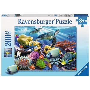 Ravensburger (12608) - Howard Robinson: "Ocean Turtles" - 200 pieces puzzle