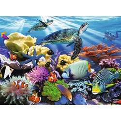 Ravensburger (12608) - Howard Robinson: "Ocean Turtles" - 200 pieces puzzle