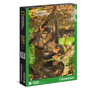 Clementoni (39301) - "Chimpanzee" - 1000 pieces puzzle