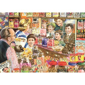 Falcon (11079) - Jim Mitchell: "The Little Sweet Shop" - 1000 pieces puzzle