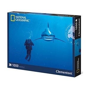 Clementoni (39303) - "Ocean Whitetip Shark" - 1000 pieces puzzle