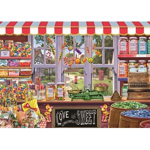 Falcon (11180) - Steve Crisp: "Sweet Shop" - 1000 pieces puzzle