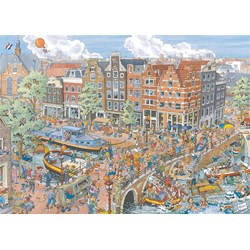 Ravensburger (19192) - "Amsterdam" - 1000 pieces puzzle