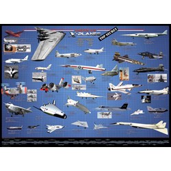 Eurographics (6000-0248) - "American X-Planes" - 1000 pieces puzzle