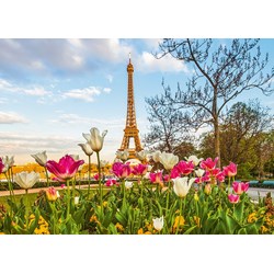 Ravensburger (19525) - "Eiffel Tulips" - 1000 pieces puzzle