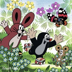 Ravensburger (09209) - "On the Move with the Mole" - 49 pieces puzzle