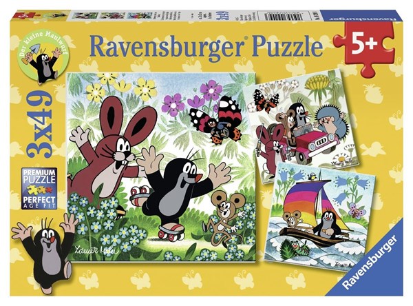 Ravensburger (09209) - "On the Move with the Mole" - 49 pieces puzzle