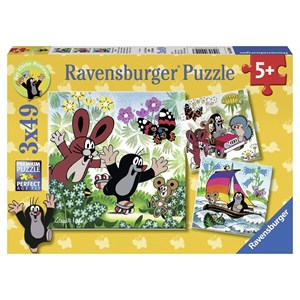 Ravensburger (09209) - "On the Move with the Mole" - 49 pieces puzzle