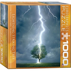 Eurographics (8000-4570) - "Lightning Striking Tree" - 1000 pieces puzzle