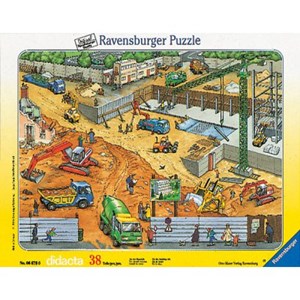 Ravensburger (06678) - "Building Site" - 38 pieces puzzle