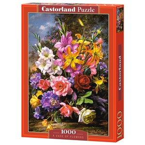 Castorland (C-103607) - "A Vase of Flowers" - 1000 pieces puzzle