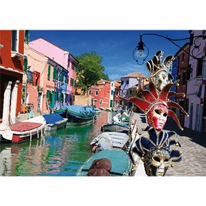 D-Toys (62154-EC10) - "Burano, Italy" - 1000 pieces puzzle