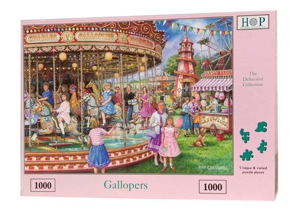 The House of Puzzles (3190) - "Gallopers" - 1000 pieces puzzle