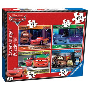 Ravensburger (07259) - "Cars" - 12 16 20 24 pieces puzzle