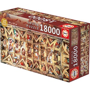 Educa (16065) - Michelangelo: "Sistine Chapel" - 18000 pieces puzzle
