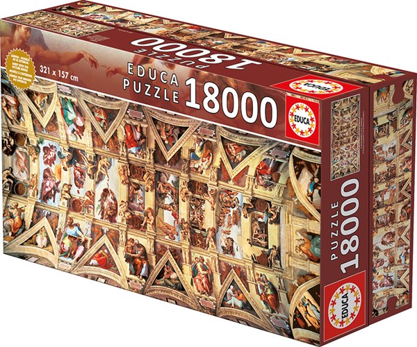 Educa (16065) - Michelangelo: Sistine Chapel - 18000 pieces puzzle