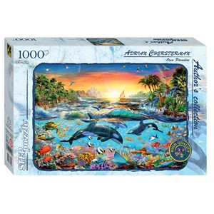 Step Puzzle (79529) - "Orca Paradise" - 1000 pieces puzzle