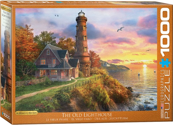 Eurographics (6000-0965) - Dominic Davison: "The Old Lighthouse" - 1000 pieces puzzle