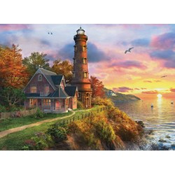 Eurographics (6000-0965) - Dominic Davison: "The Old Lighthouse" - 1000 pieces puzzle