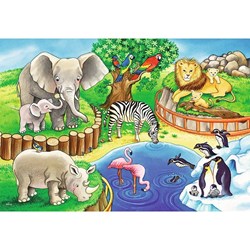 Ravensburger (07602) - "Animals in the Zoo" - 12 pieces puzzle