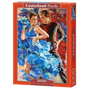 Castorland (C-103287) - "Dance in the Turquoise Tones" - 1000 pieces puzzle
