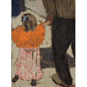 Grafika (01809) - Edouard Vuillard: "Child Wearing a Red Scarf, 1891" - 2000 pieces puzzle