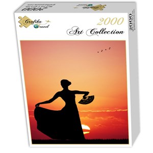 Grafika (01202) - "Flamenco at Sunset" - 2000 pieces puzzle