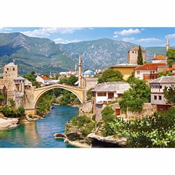 Castorland (C-102495) - "Mostar, Bosnia-Herzegovina" - 1000 pieces puzzle