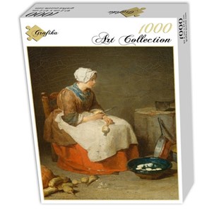 Grafika (01122) - Jean-Baptiste-Siméon Chardin: "The Kitchen Maid, 1738" - 1000 pieces puzzle