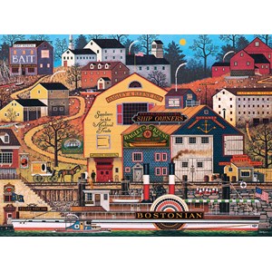 Buffalo Games (11442) - Charles Wysocki: "The Bostonian" - 1000 pieces puzzle