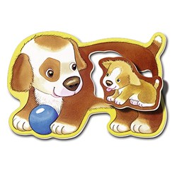 Ravensburger (07176) - "Baby Animals" - 2 pieces puzzle