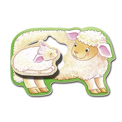 Ravensburger (07176) - "Baby Animals" - 2 pieces puzzle