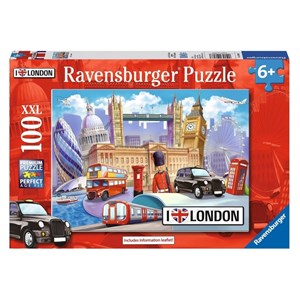 Ravensburger (10607) - "London" - 100 pieces puzzle